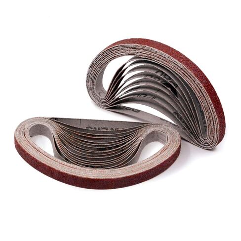 3 x 18 Inch Sanding Belts 40 Grit, 12 Pack | Aluminum Oxide Belt Sander Paper, for Woodworking in Kuwait