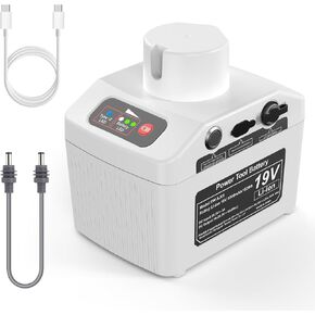 152Wh 19V/8000mAh Compatible with Starlink Mini Battery Pack (8-Hour Battery Life), with DC & Type-C Ports, Rechargeable Outdoor Power Supply for Star-Link Mini Dish, Camping & Travel in Kuwait