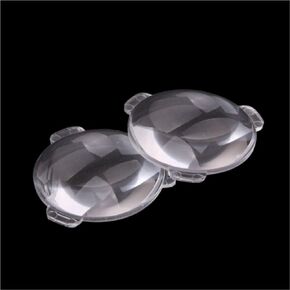 2PCS Double Convex Lens Dia 34mm Focal Length 45mm PMMA 3D VR | Brightness Enhancement BiConvex Lens, for 3D VR Lens in Saudi Arabia