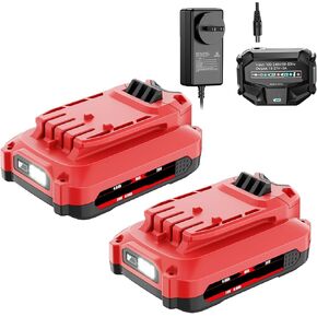 2Pack 20V 4.0Ah Replacement for Craftsman V20 Battery and Charger Kit for CMCB203 CMCB202 CMCB204 CMCB206 CMCB201 CMCB100 CMCB124 with Craftsman 20Volt Battery Charger CMCB104 in Kuwait