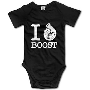 Boost Engine Car Racing - Baby Cartoon Bodysuit Short Sleeve Onesie Rompers Black in Saudi Arabia