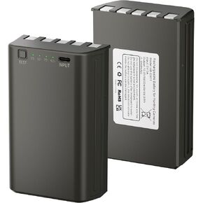 Fulpower 2-Pack 6000mAh Rechargeable Battery for Stealth Cam Trail Cameras | Compatible with Multiple MAX Models including Fusion, Deceptor, Connect, and Flashback in Kuwait