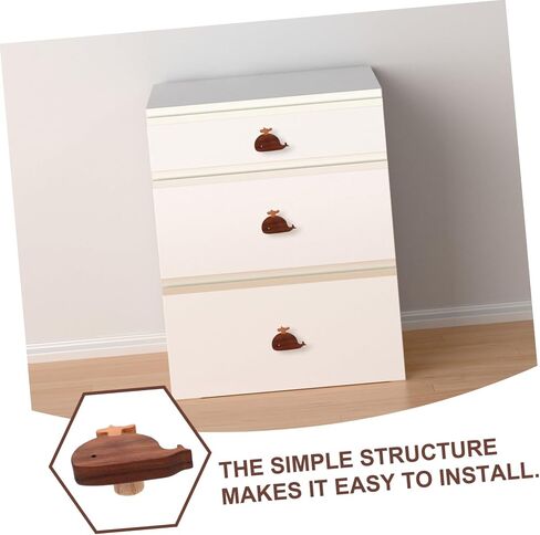 Wooden Nursery Dresser Knobs Easy to Install Decorative Drawer Pulls for Boy Girl Room Smooth Finish Safe for Boy Girl Versatile Handles for Furniture and Wardrobe in Kuwait