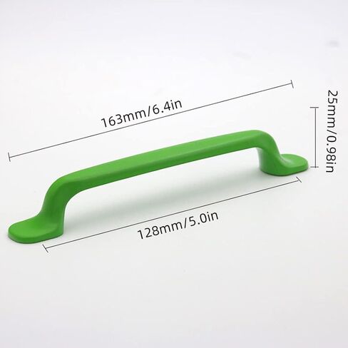Child's Room Handle Aluminum Alloy Cabinet Handle Furniture Knobs Door Cabinet Drawer Pulls Kitchen Handles 2 Pieces (Hole Distance 128mm,Colour 4) (Colour 3 Hole Distance 128mm) in Kuwait