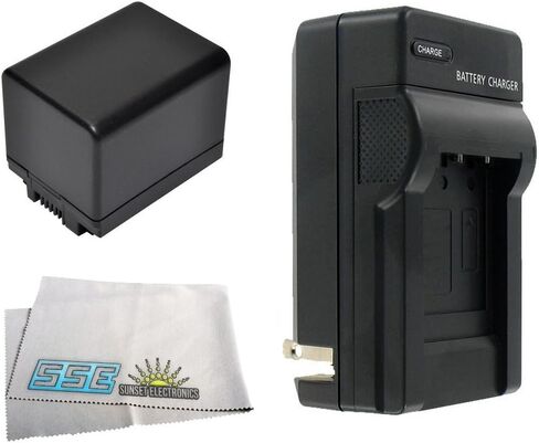 Replacement BP-727 Battery Pack for Canon VIXIA HF R30, HF R32, HF R300, HF M50, HF M52, HF M500, HF R40, HF R42, HF R400 Camcorders Includes: Replacement BP727 Battery Pack + Rapid Travel Charger and SSE Microfiber Cleaning Cloth in Kuwait