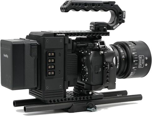 FusionRig New Camera Cage Extension Module Compatible with Sony A7M5,Build-in Voltage Display with 4 D-Tap,Dual USB-C Ports in Kuwait