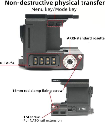 Fangtuo X3V B2 for Sony FX3A/FX30 Full Cage Kit, Cinema Camera Cage Accessories cineback in Kuwait