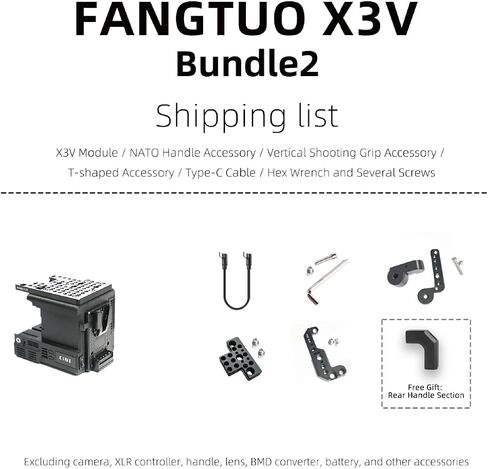 Fangtuo X3V B2 for Sony FX3A/FX30 Full Cage Kit, Cinema Camera Cage Accessories cineback in Kuwait
