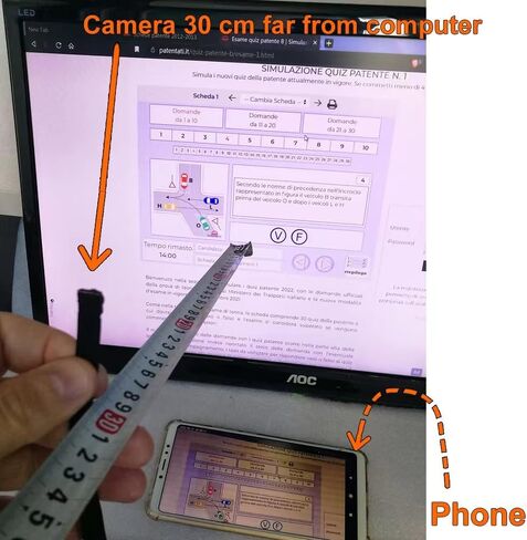 WiFi IP Camera with Button Cover for Reading Text Remote Mobile Phone View Full HD 1080p Camera in Kuwait