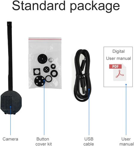 WiFi IP Camera with Button Cover for Reading Text Remote Mobile Phone View Full HD 1080p Camera in Kuwait