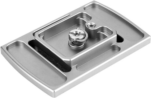 TH - 650DV 1/4 Inch Quick Release Plate, Aluminum Alloy Tripod Monopod Plate with D - Ring Handle and Video Pin for Libec TH - 650 VD - 2200 NTP - 650 QVD - 2000 DSLR in Kuwait