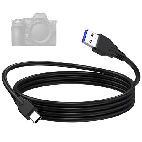 Zosvoses UC-E24 USB-C Cable Compatible with Nikon Z5, Z6, Z7, D6, D780, Z fc Camera, IFC-100U Cable for Canon EOS R, RP, R3, R5, R6, M6 Mark II Camera, for Olympus OM-D E-M1 Mark III, 3.3ft in Kuwait