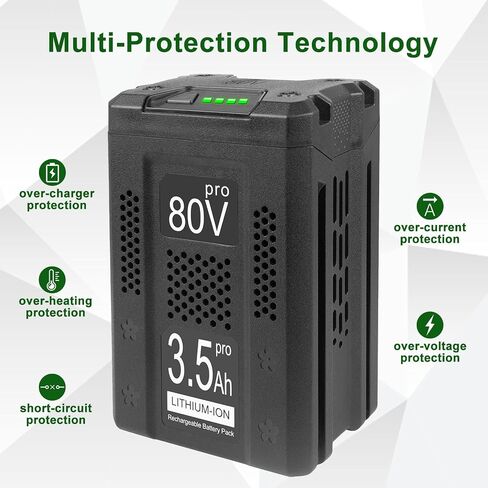 DTK 3500mAh Battery Replacement for Kobalt 80V Battery Compatible with KB2580-06 KB680-06 KB280-06 Cordless Power Tools in Saudi Arabia