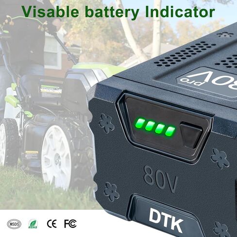 DTK 3500mAh Battery Replacement for Kobalt 80V Battery Compatible with KB2580-06 KB680-06 KB280-06 Cordless Power Tools in Saudi Arabia