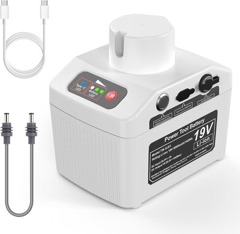 152Wh 19V/8000mAh Compatible with Starlink Mini Battery Pack (8-Hour Battery Life), with DC & Type-C Ports, Rechargeable Outdoor Power Supply for Star-Link Mini Dish, Camping & Travel in Kuwait