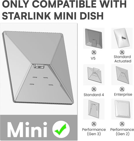 152Wh 19V/8000mAh Compatible with Starlink Mini Battery Pack (8-Hour Battery Life), with DC & Type-C Ports, Rechargeable Outdoor Power Supply for Star-Link Mini Dish, Camping & Travel in Kuwait