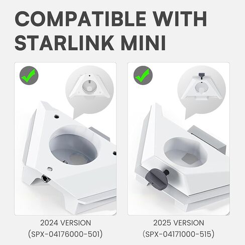 152Wh 19V/8000mAh Compatible with Starlink Mini Battery Pack (8-Hour Battery Life), with DC & Type-C Ports, Rechargeable Outdoor Power Supply for Star-Link Mini Dish, Camping & Travel in Kuwait