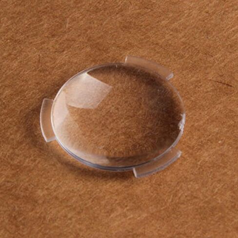 1piece K9 White Optical Glass Lens 127mm*5mm 8X Magnifying Double Convex | Biconvex Lens, Replace Lens, Magnifying Glass Lens in Kuwait