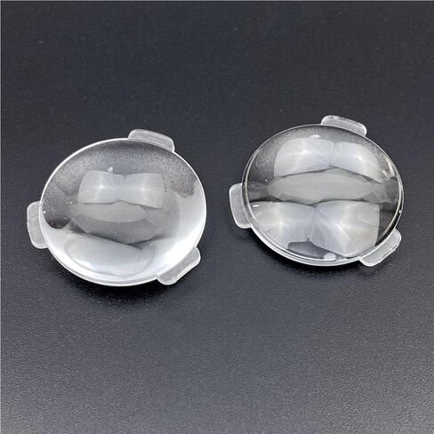 2PCS Double Convex Lens Dia 34mm Focal Length 45mm PMMA 3D VR | Brightness Enhancement BiConvex Lens, for 3D VR Lens in Kuwait