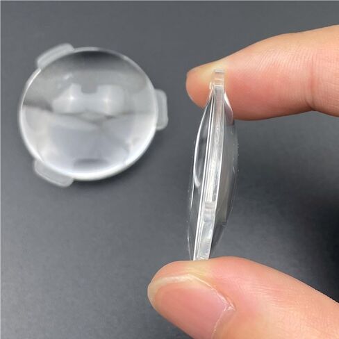 2PCS Double Convex Lens Dia 34mm Focal Length 45mm PMMA 3D VR | Brightness Enhancement BiConvex Lens, for 3D VR Lens in Kuwait