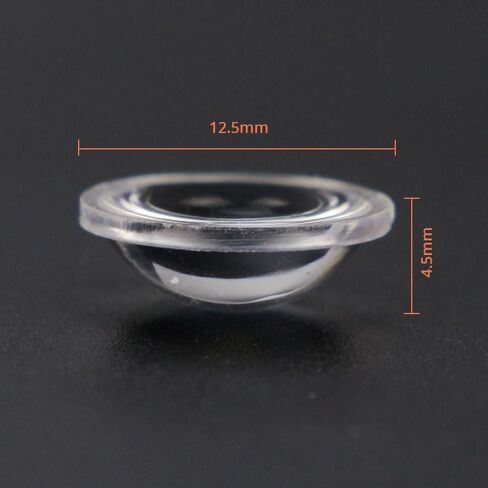5pcs PMMA Flat-Convex Lens 12.5mm Diameter 8mm 10mm Focal Length | Optical plan0 Magnifying Glass, Convex Lenses(8mm) in Kuwait