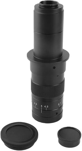 Monocular Lens, Max 180x Zoom 25mm C Mount Alloy Lens for VGA USB Industrial Video Microscope Camera in Kuwait