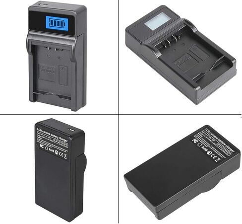 LCD USB Battery Charger for Panasonic AG-DV1, AG-DVC7, AG-DVC15 Mini DV Camcorder in Kuwait