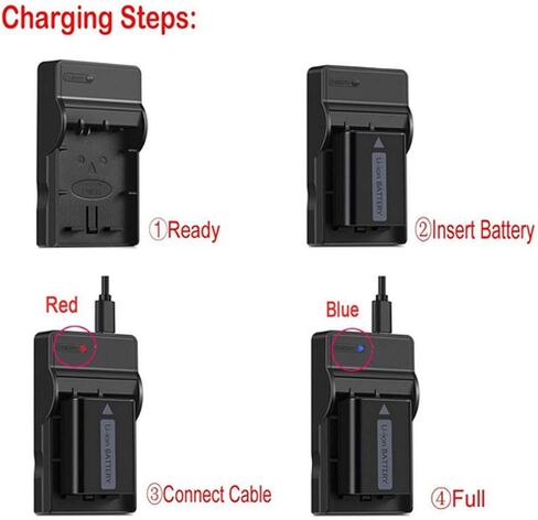 Battery Charger for JVC Everio GZ-MS100U, GZ-MS100US, GZ-MS100RU, GZ-MS100RUS Camcorder in Kuwait