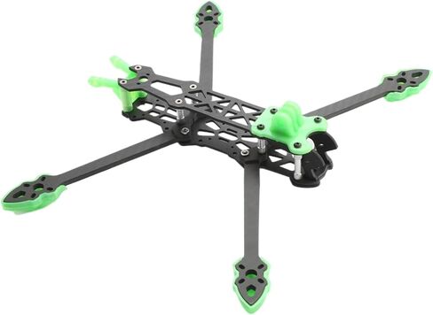 Mark4 5inch Carbon Fiber Frame, 225mm Wheelbase | 145x172mm, 102g, 5mm arm plate, 2.5mm upper, bottom and side plate, 19x19mm camera mount(Only Frame) in Kuwait