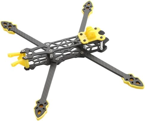 Mark4 5inch Carbon Fiber Frame, 225mm Wheelbase | 145x172mm, 102g, 5mm arm plate, 2.5mm upper, bottom and side plate, 19x19mm camera mount(Only Frame) in Kuwait
