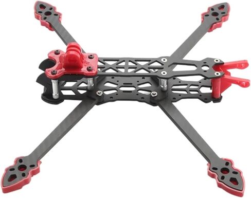 Mark4 5inch Carbon Fiber Frame, 225mm Wheelbase | 145x172mm, 102g, 5mm arm plate, 2.5mm upper, bottom and side plate, 19x19mm camera mount(Only Frame) in Kuwait