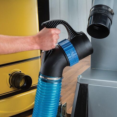 Rockler Dust Right Quick Change Dust Collector Accessories Kit | Dust Collection Kit – Fast Tool Connections – Dust Collector Accessories – Quick Change Fittings – Complete Kit in Kuwait