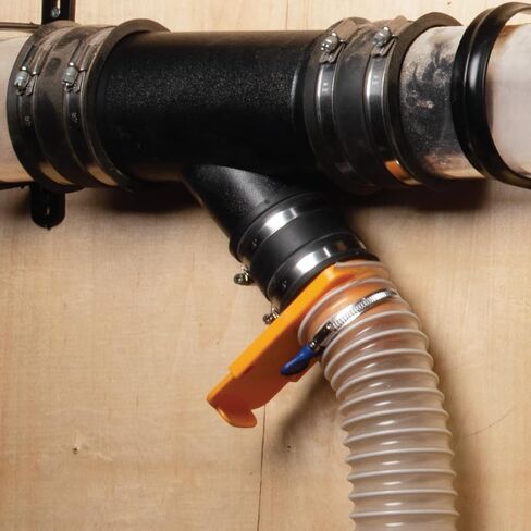 POWERTEC 70148 Dust Control Flex Cuff with Steel Clamps, 2-1/2-Inch in Kuwait