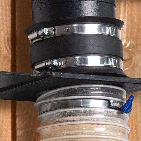 POWERTEC 70148 Dust Control Flex Cuff with Steel Clamps, 2-1/2-Inch in Kuwait