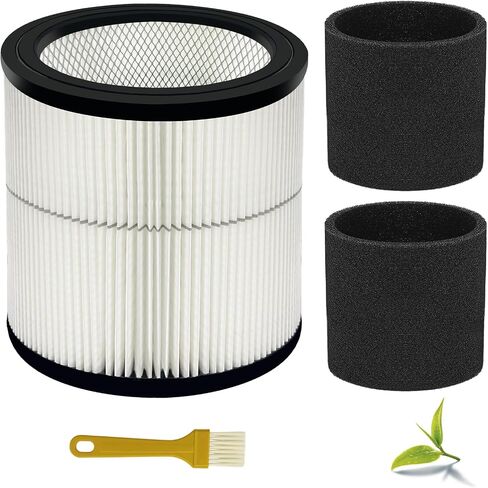 17884 Replacement Filter Fits Craftsman 6 8 12 16 Gallon Wet Dry Vacuums, Replaces 9-17884 General Purpose Vac Filter with 2x Wet Foam- 2 Pack in Kuwait