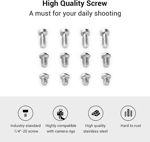 SMALLRIG Allen Wrench Screw 1/4" Screws Accessories Tool (12pcs/Pack) - 1713 in Kuwait