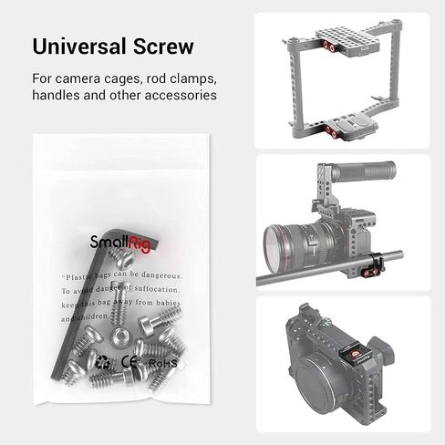 SMALLRIG Allen Wrench Screw 1/4" Screws Accessories Tool (12pcs/Pack) - 1713 in Kuwait