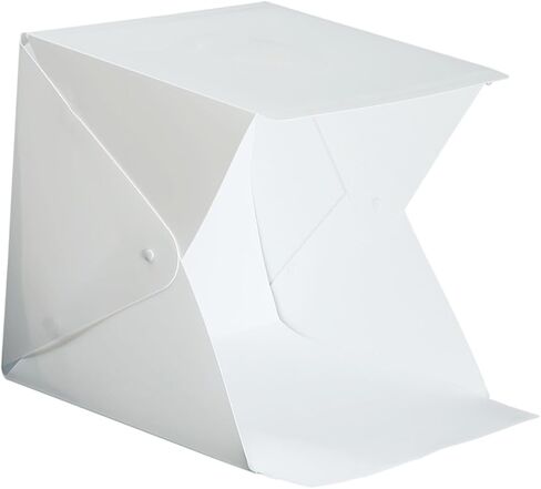 Homoyoyo 20cm Mini Photography Light Tent with Dual LED Light Bars with 2-Color Backdrops for Product and Jewelry Studio Shooting in Kuwait