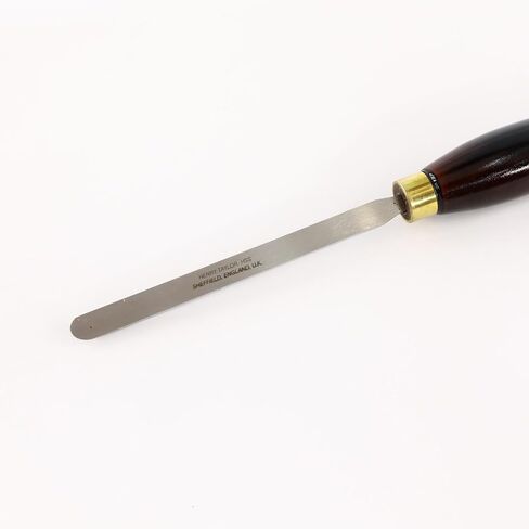 Henry Taylor Diamic, HS64, 1/2" x 1/4" Richard Raffan No. 1 Raffan Scraper with 10" Handle for Woodturning with a Gauge for Easy Sharpening in Kuwait