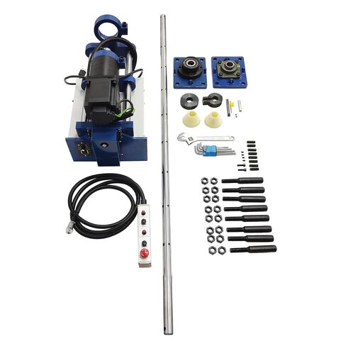 Portable Hole Drilling Boring Machine 1.38-3.15inch Line Diameter, with 5.24ft Connecting Boring Bar Rod Control Handle for Excavator Loader Engineering Machinery Features End Face Repair in Kuwait