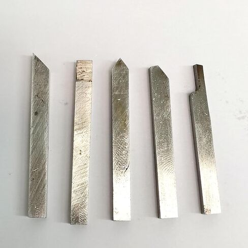5 Pcs 4x4mm Alloy Steel Lathe Cutters, AcmeFlare Metal Turning Tool Set for Mini Lathe Metal Miniature, High Hardness Wear-Resistant in Kuwait