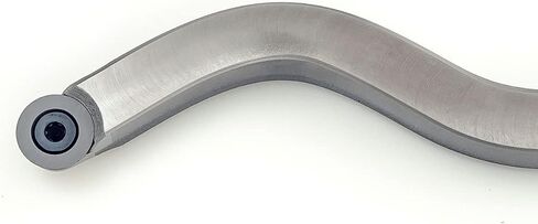 Swan Neck Hollower Carbide Lathe Tool with 9/16" Flat Top Carbide Cutter, Screw, Torx Star Tip Wrench PLUS 17" Foam Grip Well-Balanced Handle, USA Made in Kuwait