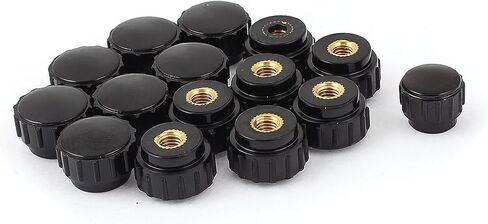 uxcell A15091600ux0397 M5 Female 17mm Knurled Dia Clamping Knob Grip Handle Lock Nut 15Pcs in Kuwait