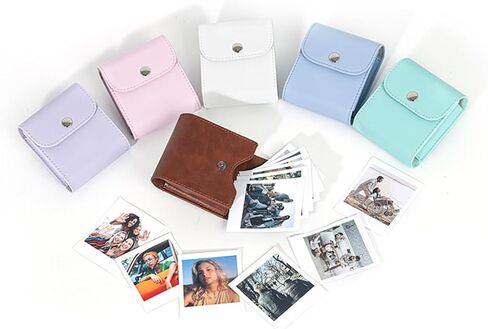 Gavery MultiPurpose PU Organizers Photo Paper Box for SQ Instantly Photo Paper Compact Size and Scratch PU Case Travel Friendly Container in Kuwait