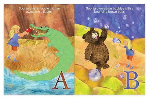Personalized Children’s ABC Book – Customize with Your Child’s Name, Hair Color, Gender, and More | Educational Alphabet Learning for Kids in Kuwait