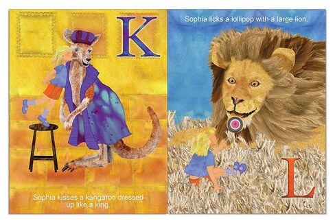 Personalized Children’s ABC Book – Customize with Your Child’s Name, Hair Color, Gender, and More | Educational Alphabet Learning for Kids in Kuwait