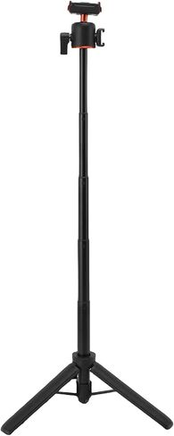Tripod Selfie Stick with Ball Head, 360 Rotation, Magnetic Mount & Cold Shoe for Vlogging, Action Camera in Kuwait