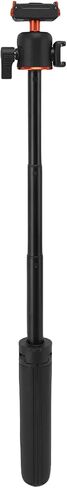 Tripod Selfie Stick with Ball Head, 360 Rotation, Magnetic Mount & Cold Shoe for Vlogging, Action Camera in Kuwait