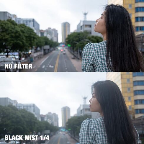 NiSi Black Mist 1/4 for Fujifilm X100 Series | For X100/X100S/X100F/X100T/X100V/X100VI, Diffusion Filter, Film-Like Glow in Kuwait