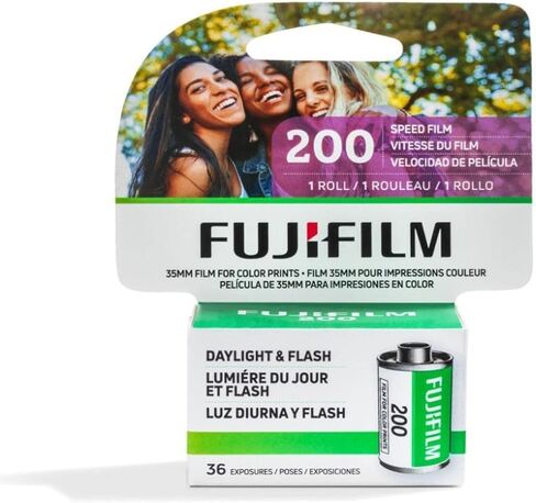 Fujifilm Fujicolor 200 ISO 35mm Color Negative Film 36 Exposures (2 Single Rolls) in Kuwait